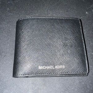 Harrison Saffiano Leather Billfold Wallet with Passcase